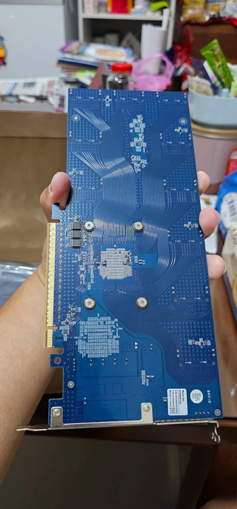 PLX88096 expansion card/PCIe 4.0/free splitting/X16/SFF8654