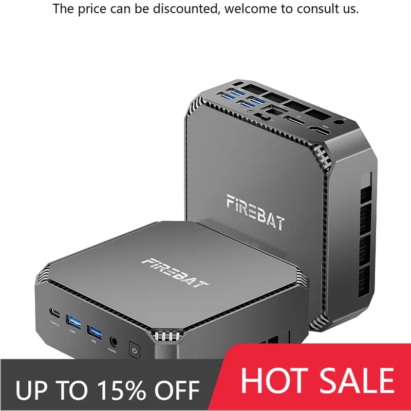 

FIREBAT A6 Micro Computer 6800H Processor Dual Band WiFi6 BT5.2 DDR5 16GB 512GB Compact Gaming Desktop