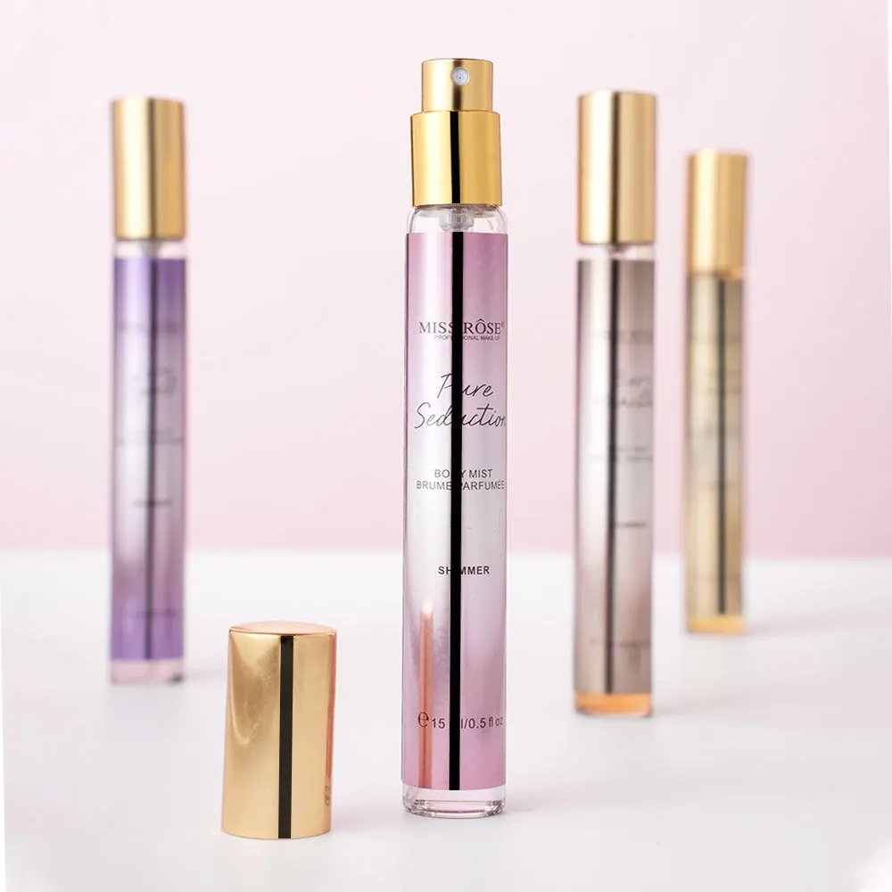 15ml Portable Shimmer Floral Perfume For Women Long‑lasting Light Fragrance Mini Scent Body Mist Daily Cosmetics