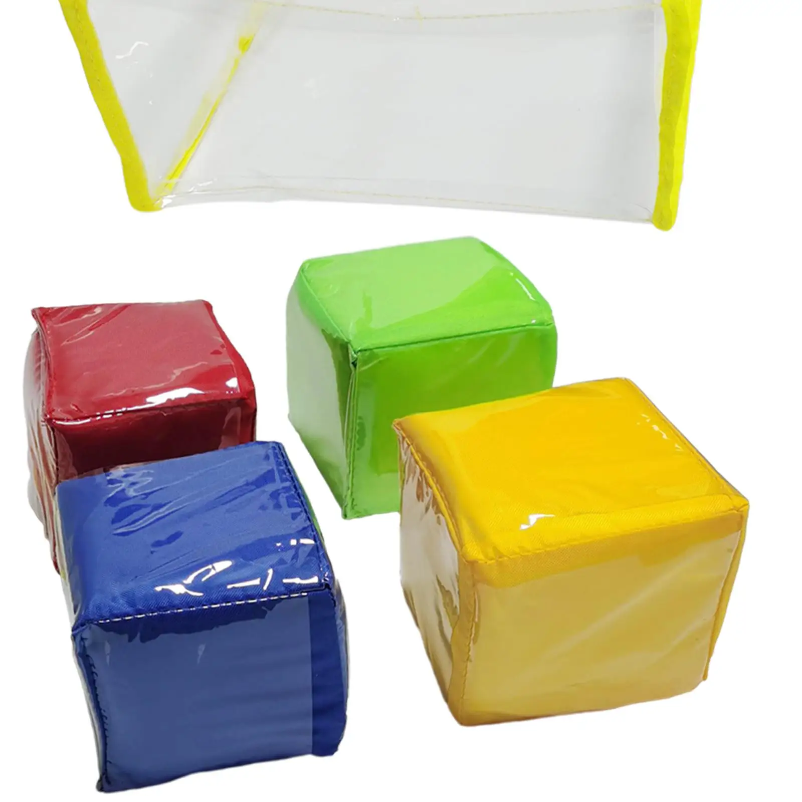 

4x Playing Game Cubes, Pocket Cubes, Collection DIY Learning Dice Teaching Cubes for Teaching, Birthday