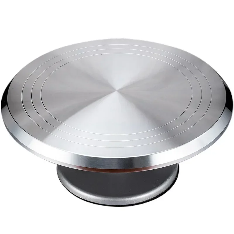 8/12inch Cake Decorating Manual Turntable Aluminum Alloy Turntable Rotating Cake Decorating Table Baking Tools Hot Sale