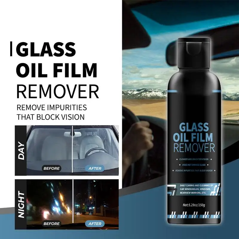 Auto Glas Reiniger Spray Vielseitig Windschutzscheibe Glas Reiniger 150g Windschutzscheibe Reinigung Werkzeug Glas Öl Film Reiniger Spray Für Auto