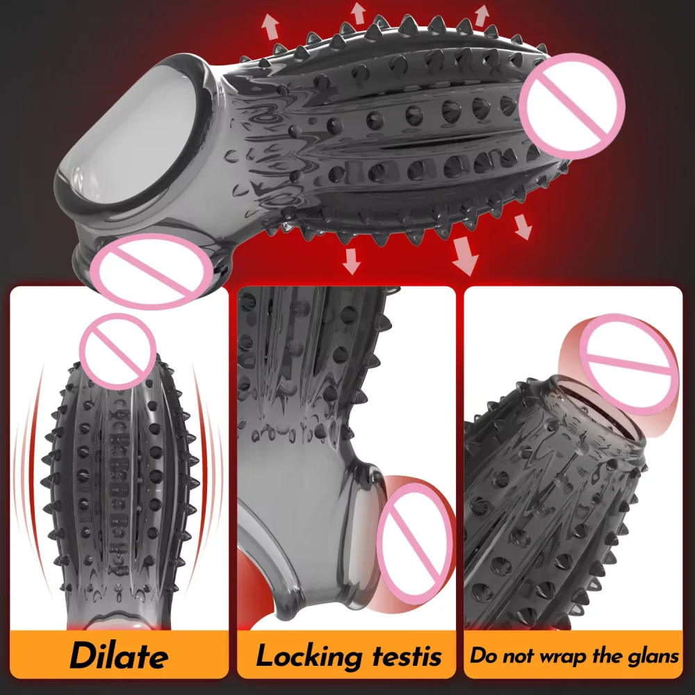 القضيب قفل الحيوانات المنوية الدائري ذكر القضيب الانتصاب تأخير القذف الدائري القضيب توسيع قابلة لإعادة الاستخدام القضيب الواقي الذكري منتجات للبالغين #4