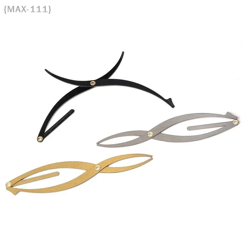 1 Pcs Golden Ratio Eyebrow Stencil, Stainless Steel Microblading Ruler Tool With Positioning Guide For Perfect Brows