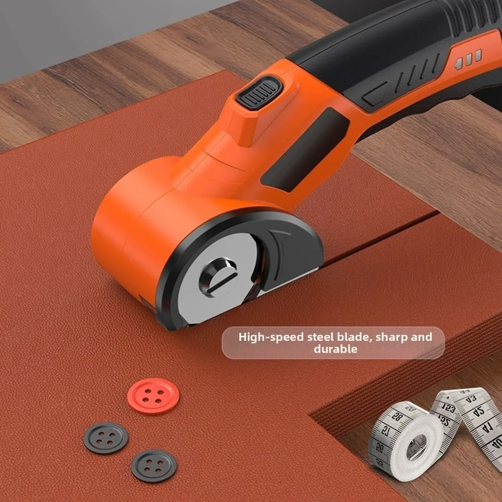 

Safety Lock Electric Shears Accurate Cutting Fast Cutting Rotary Scissors Comfortable Grip Non-slip Handle Cardboard Cutter