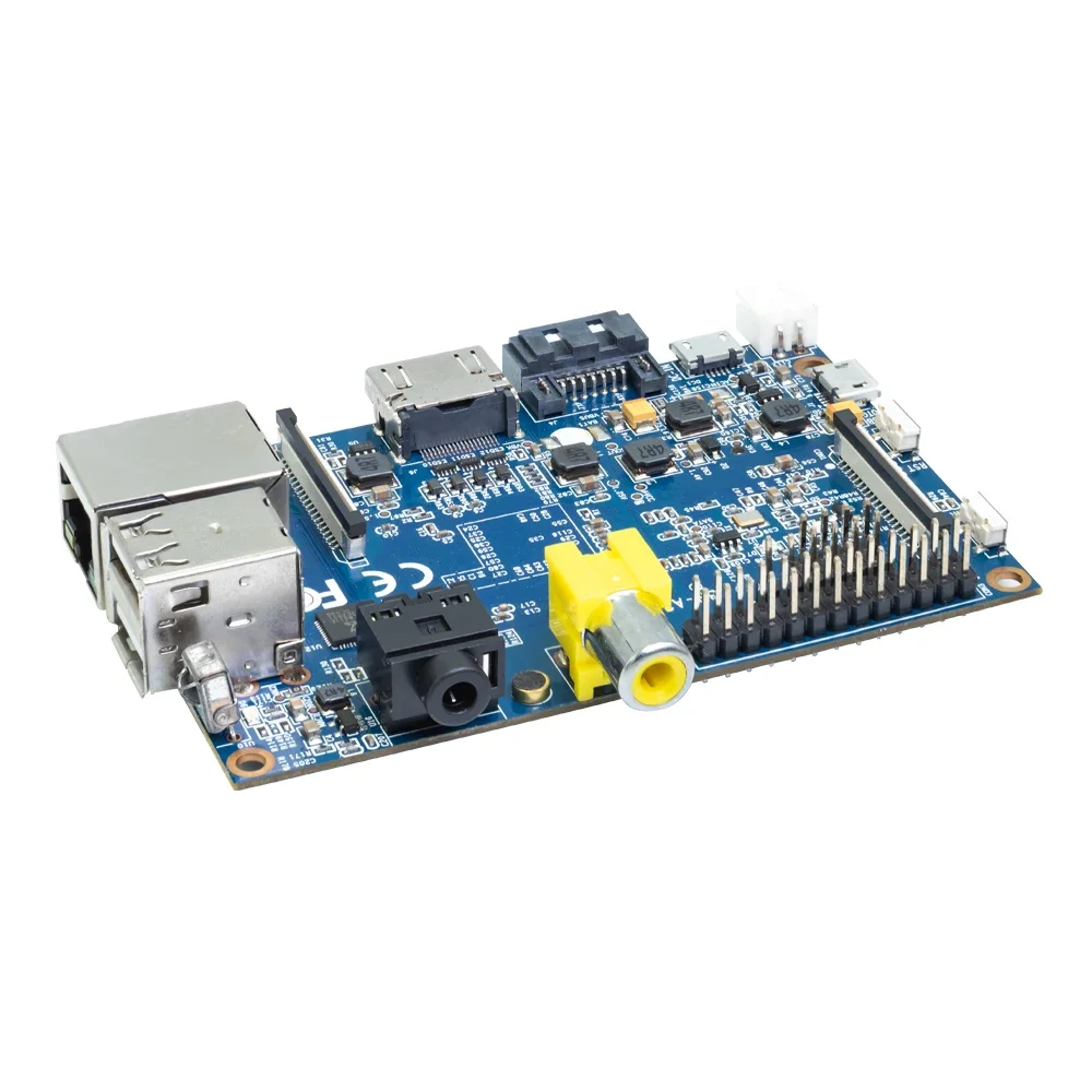 Banana Pi BPI-M1 Allwinner A20 ثنائي النواة 1 جيجابايت ذاكرة الوصول العشوائي DDR3 SATA 2.0 HDMI AV Vide Out SoC أجهزة مفتوحة المصدر