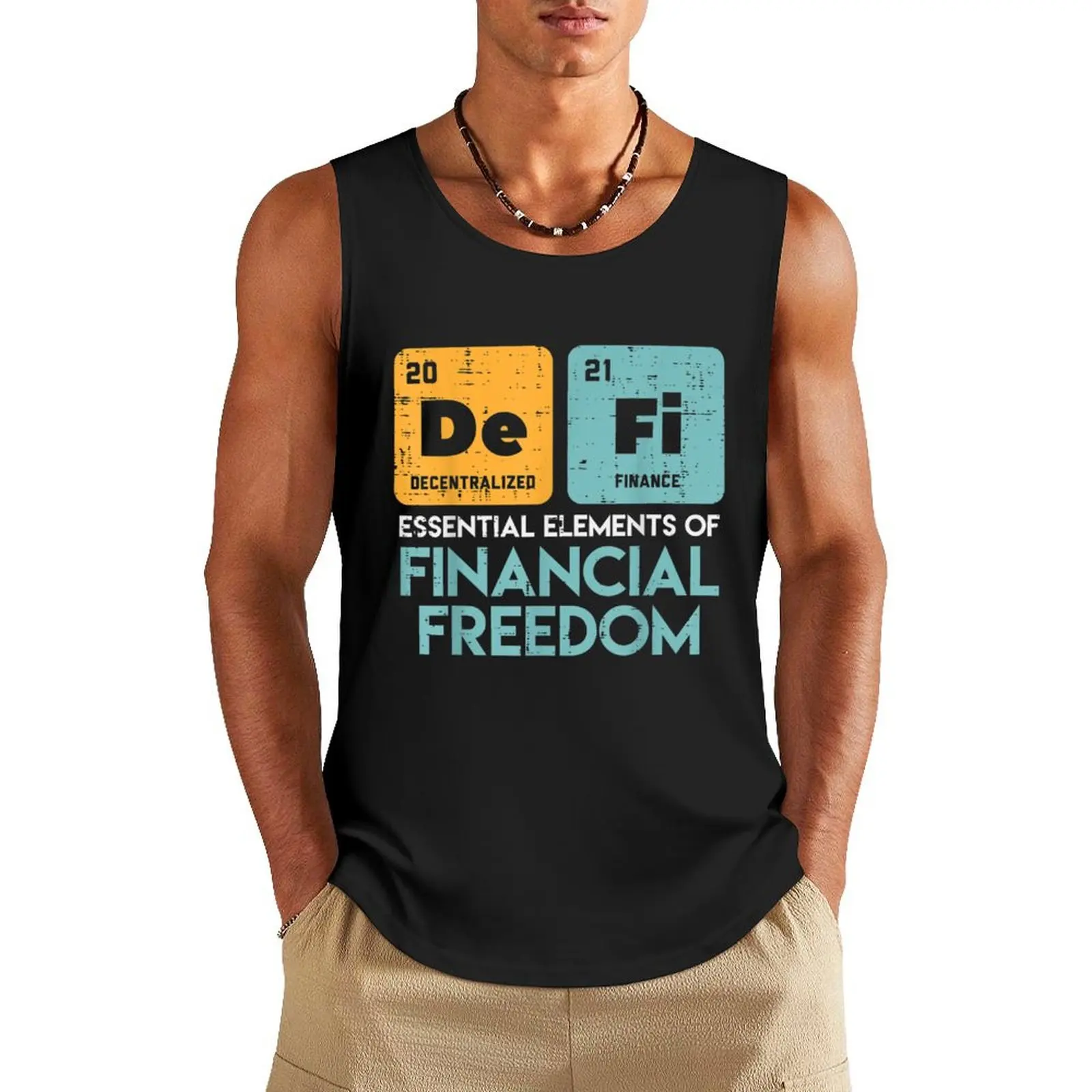 De Fi Decentralized Finance Defi Crypto Trader Men Women Tank Top Male clothes anime top Man clothes for gym