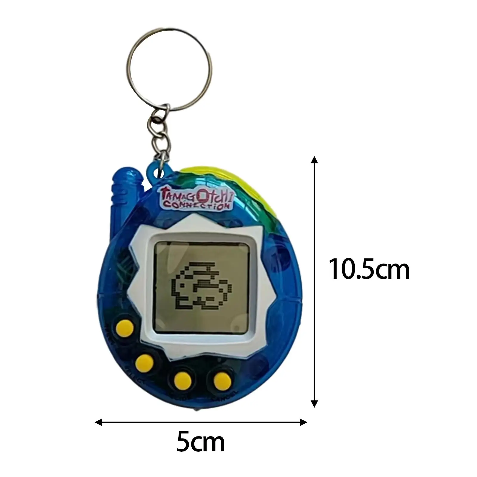 Retro elektronische digitale huisdiernostalgie voor het wachten in lijnactiviteit carnaval