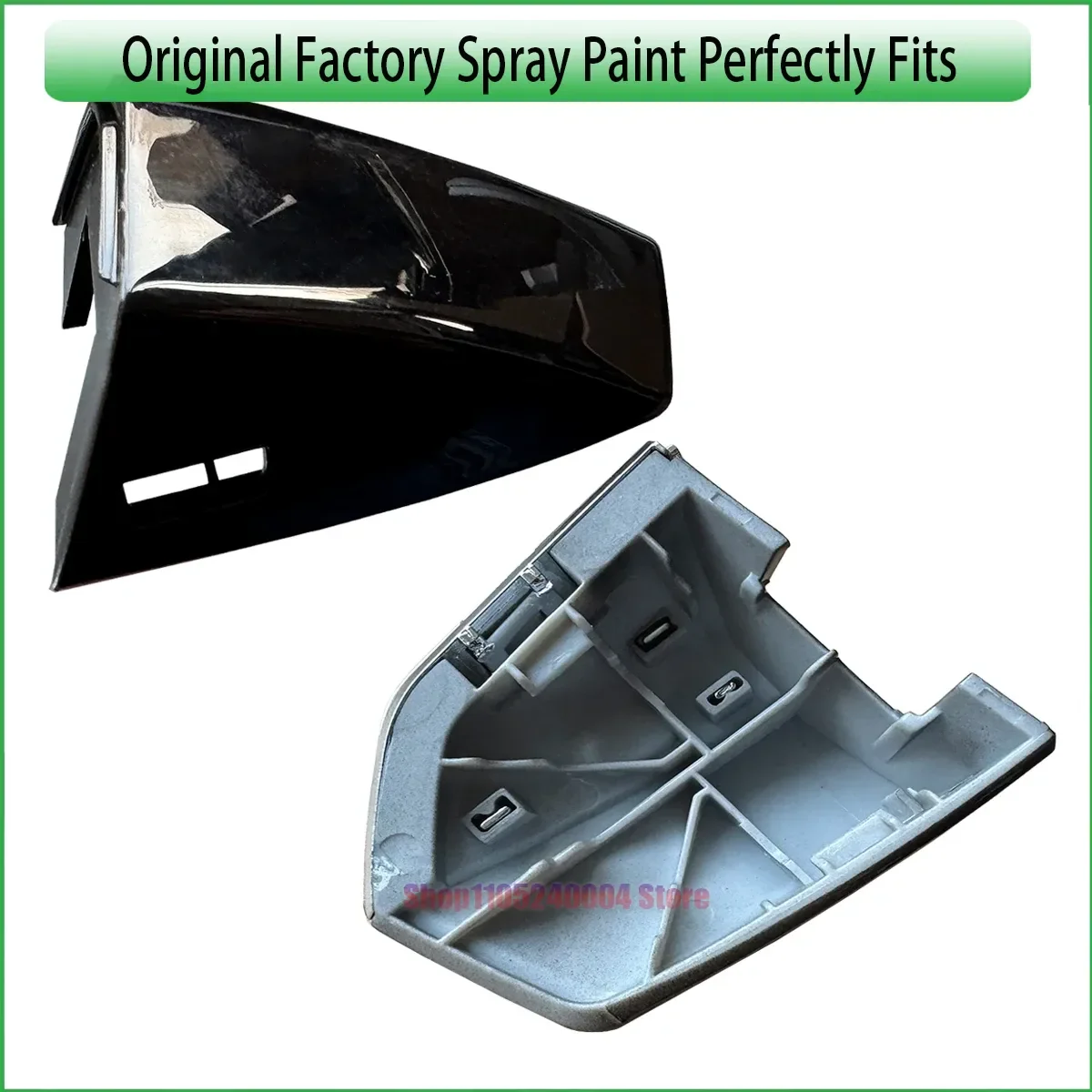 For Audi A6 C8 Avant RS6 E-tron Sportback Q8 2019-2023 1x Black Front Left Exterior Door Handle Lock Cover Trim