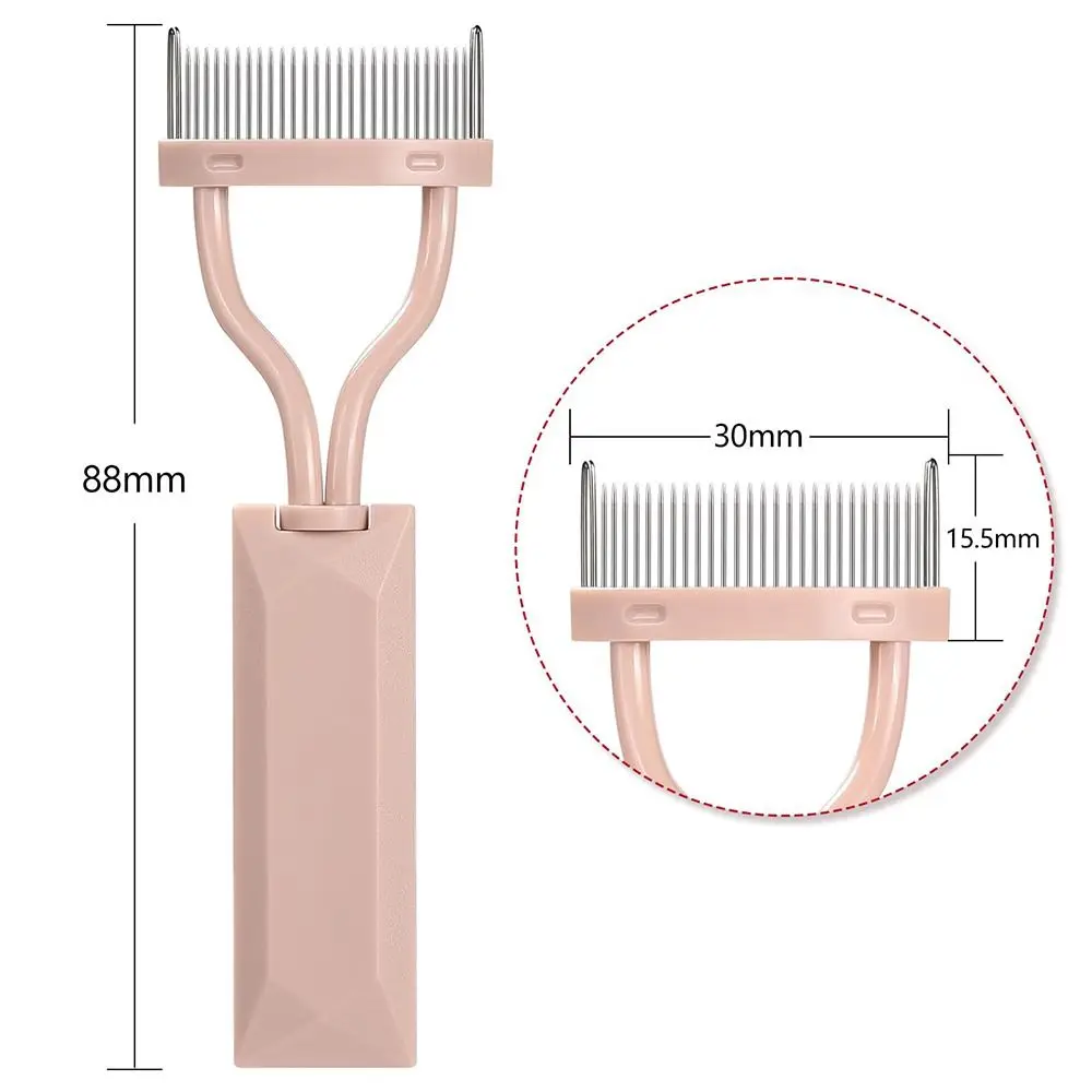 Portable Beauty Eyelash Comb Separator Personal Care Arc Designed Mascara Comb Applicator Universal Eye Cosmetic Brush
