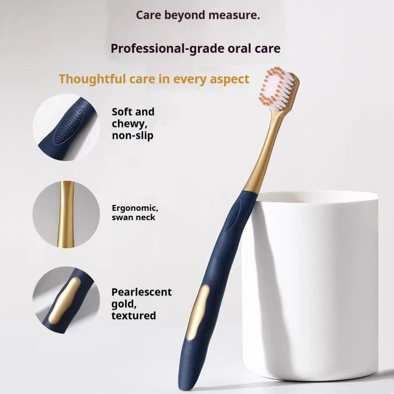 عبوة من 6 فرش أسنان ذات شعيرات ناعمة للبالغين، مجموعة عائلية للعناية بالفم المنزلية #4