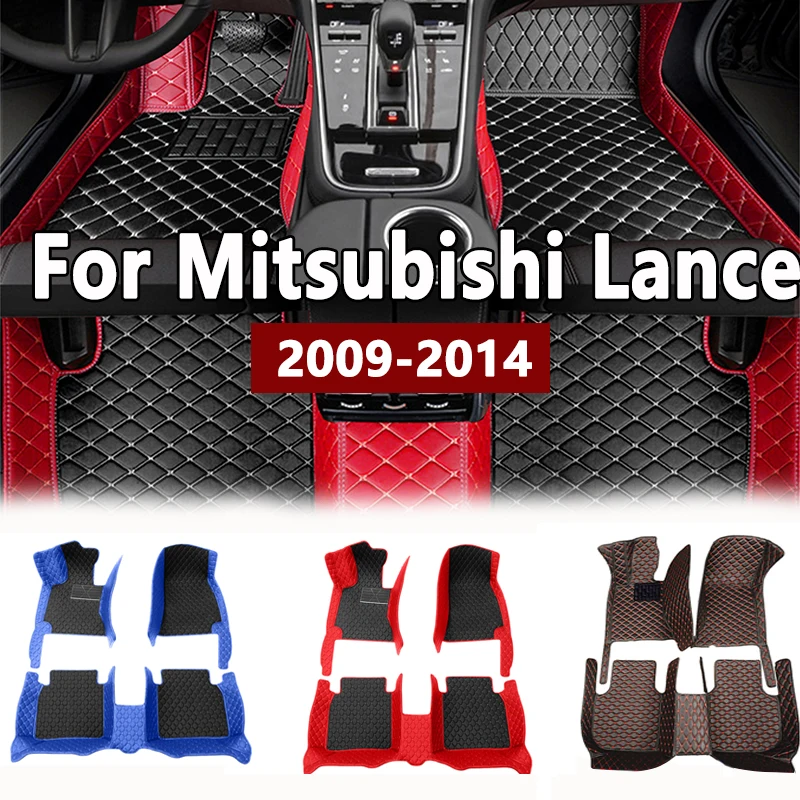 Car Floor Mat For Mitsubishi Lancer II Cedia Virage 2009~ 2014 Accesorios Para Auto Non-slip Floor Mats Car Accessories Interior