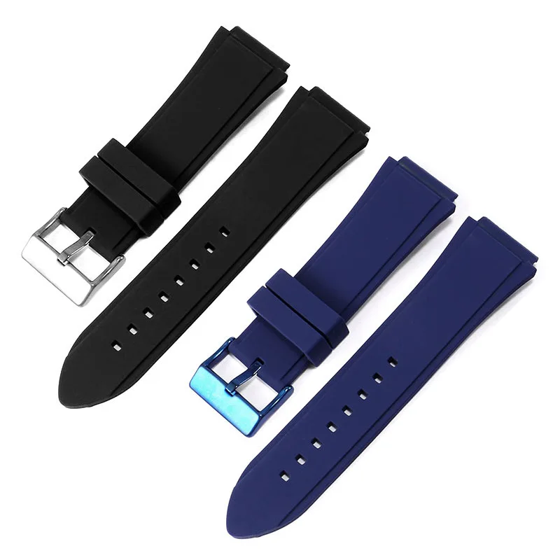 

For Guess W0247G3 W0040G3 W0040G7 Rubber watchband blue black 22mm Silicone Rubber braceletbrand sport watch strap