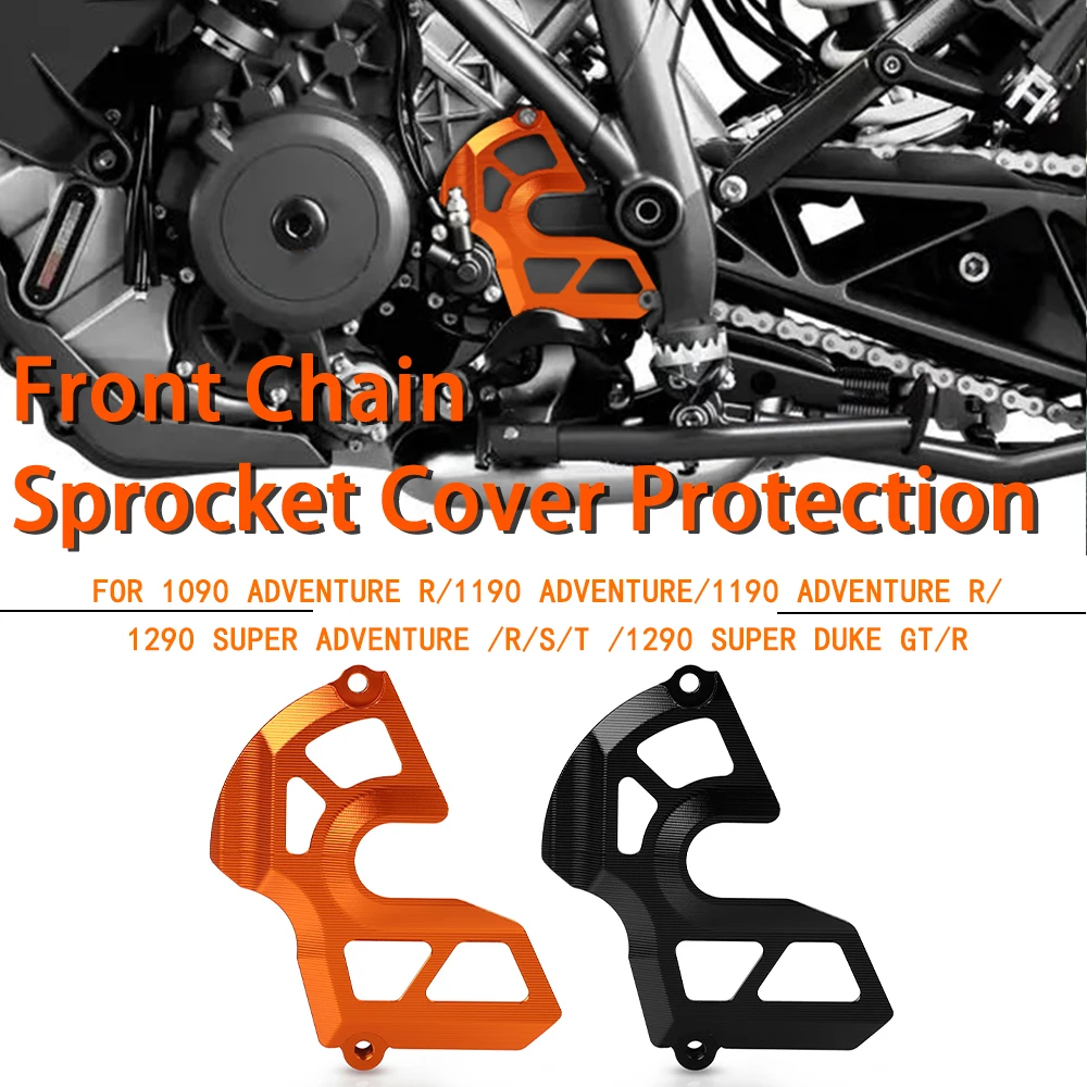 

Chain Case Saver Sprocket Guard Cover CNC For 1090 Adventure R 2017-2019 1190 ADV 1290 Super ADVENTURE R S T Super Duke GT/R