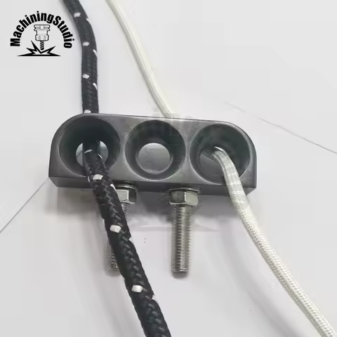 R3.14 multi ring organizer deck Deck Fairlead OrganizersHard Anodize With PTFE Coating Sailing Aluminium low friction