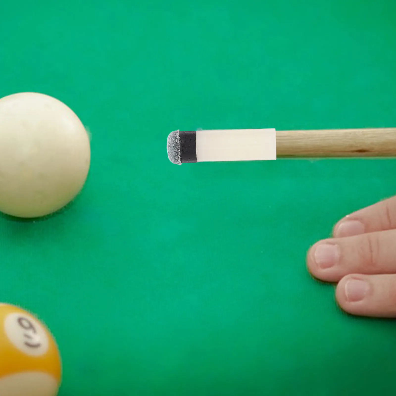 

10 PCS Pool Queue Stick Tips Billiard Cues Replacement Table Kit for Sticks Accessories