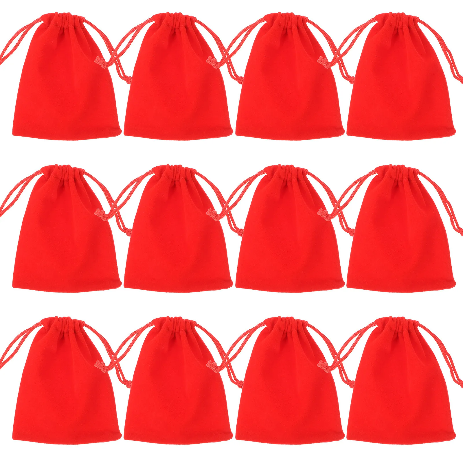 

20Pcs Cloth Drawstring Gift Bags Small Jewelry Pouches Portable Wedding Favor Storage Bags for Festivals Drawstring Bag