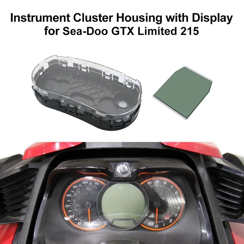 LCD Display With Instrument Cluster Housing Parts Accessories For Sea-Doo 4-Tec GTX RXT WAKE Replace 278002761, 278002305