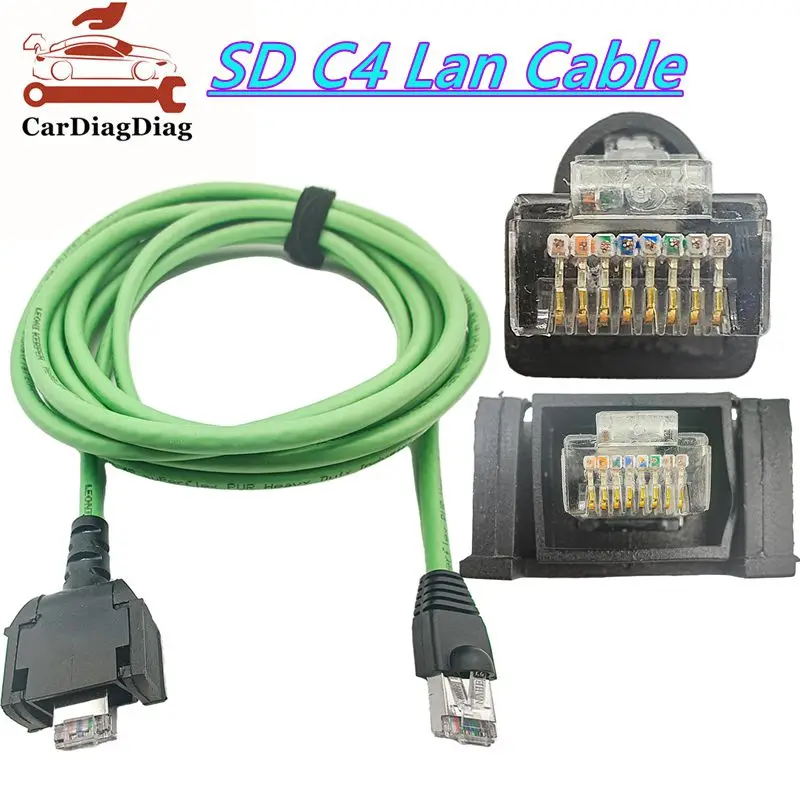 

Кабель локальной сети для SD C4 для автомобилей Mercedes, диагностический сетевой кабель для подключения MB STAR C4, диагностический инструмент для грузовиков, интерфейс мультиплексора