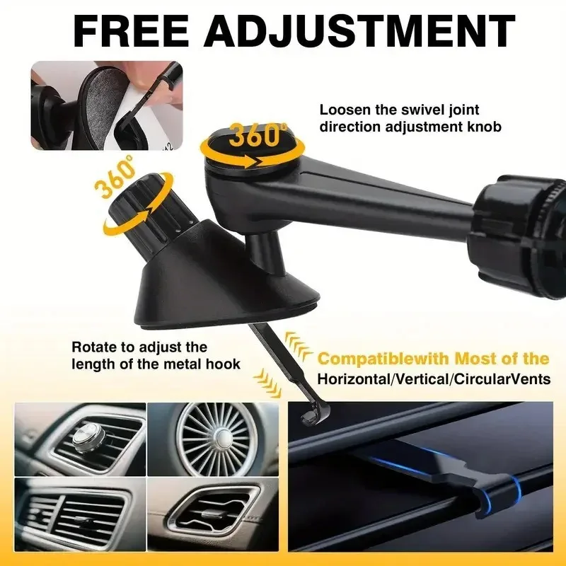 Clip-On Mini Air Vent Musical Drum, Legierung Untertasse Auto Auto Lüftungsschlitze Drumstick Dekoratives Zubehör Einfach zu installieren Klemmstil – Detail 4