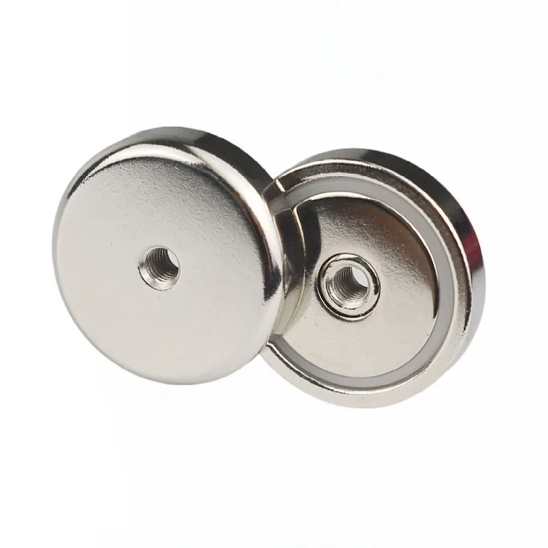 N45 Magnets with Screw Strong  Disc Magnet with Holes Cup Magnet with Mounting Hole Heavy Duty Round Magnetic Storage Shelf