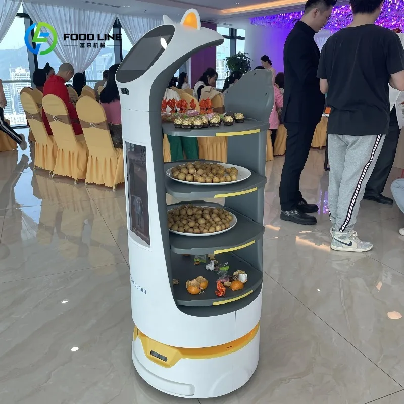 전기 음식 배달 차량 로봇 레스토랑 웨이터 서비스 로봇 레스토랑 커피숍 호텔 및 패스트푸드점용