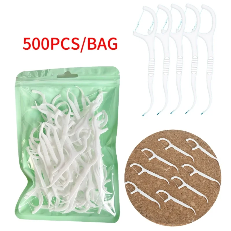 

195-100 шт. Маленькая упаковка ультратонких зубных ниток (высокомолекулярных, в форме дуги, прочных