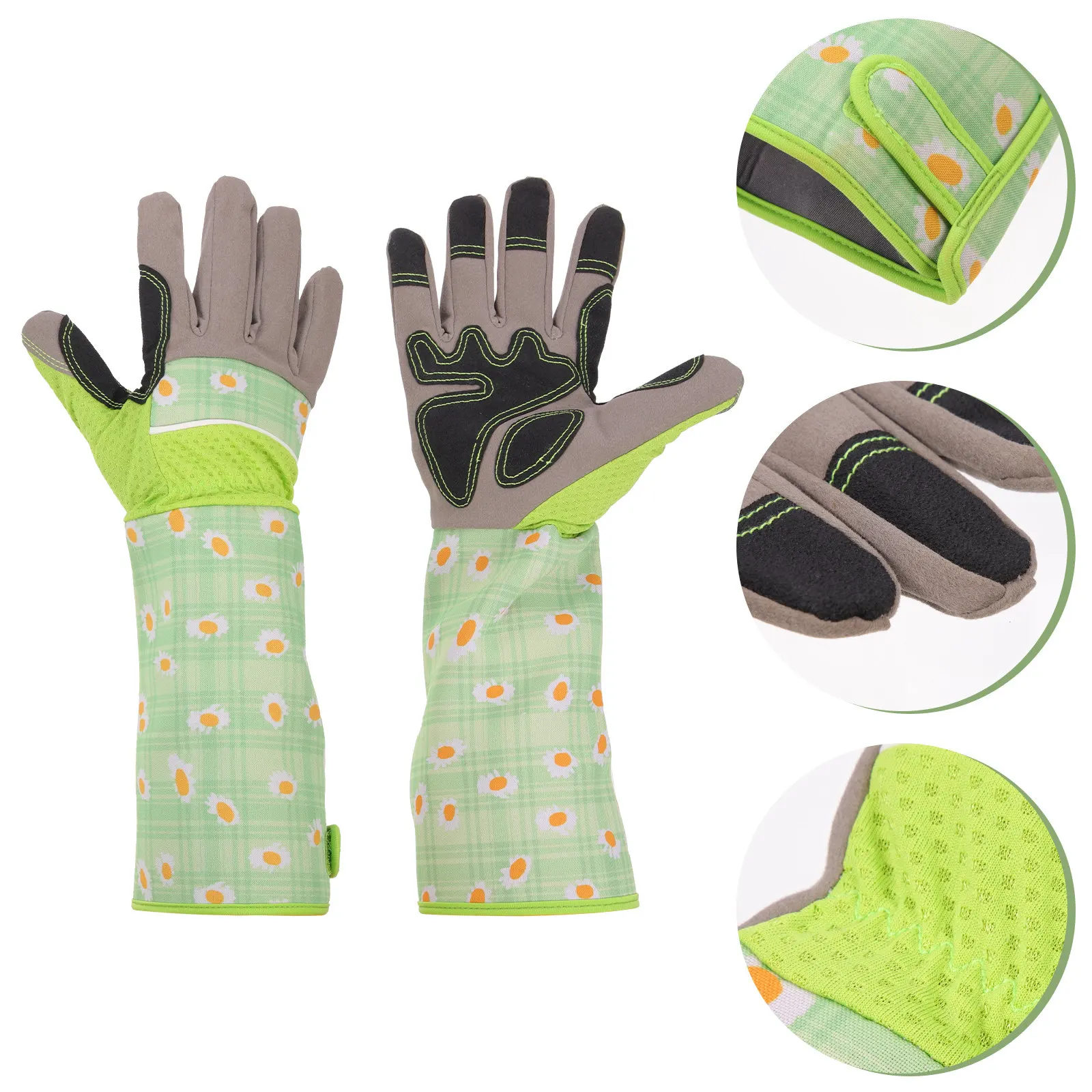 

1 пара премиальных садовых перчаток из полиуретана для женщин и мужчин, устойчивые к проколам, для тяжелых работ, защита рук для садоводства на улице и в помещении