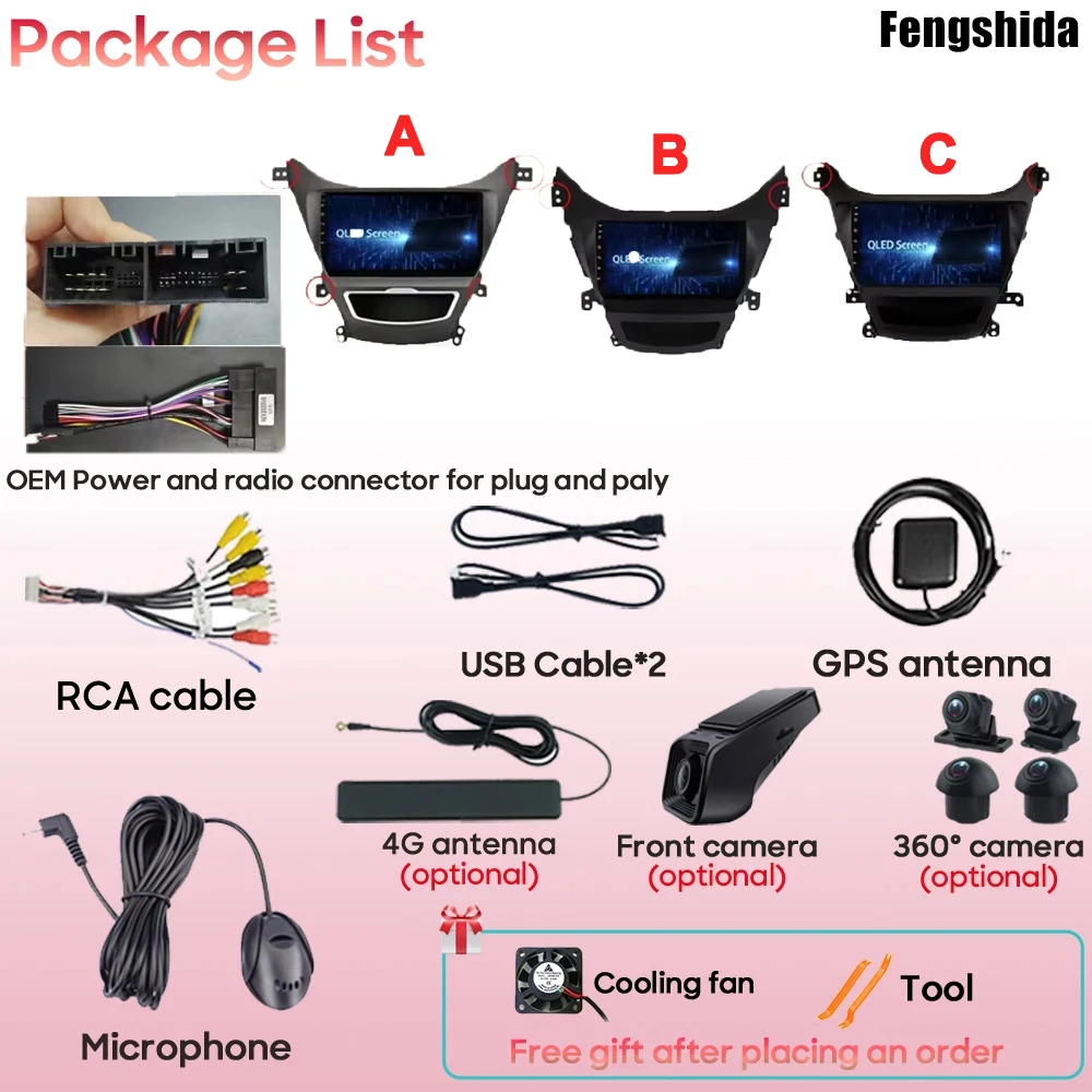 

Автомобильный радиоприемник Carplay Android для Hyundai Elantra Avante I35 2011-2016, GPS-навигация, видео, авто стерео, мультимедийный плеер, экран 5G