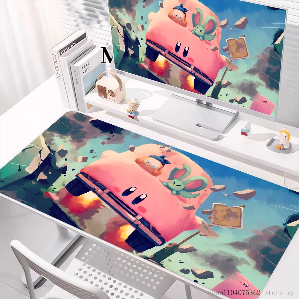 Anime-k-Kirby Mousepad Large Computer Gaming Accessories MousePads Desk Mats Anti-slip Laptop Soft Mouse Pad