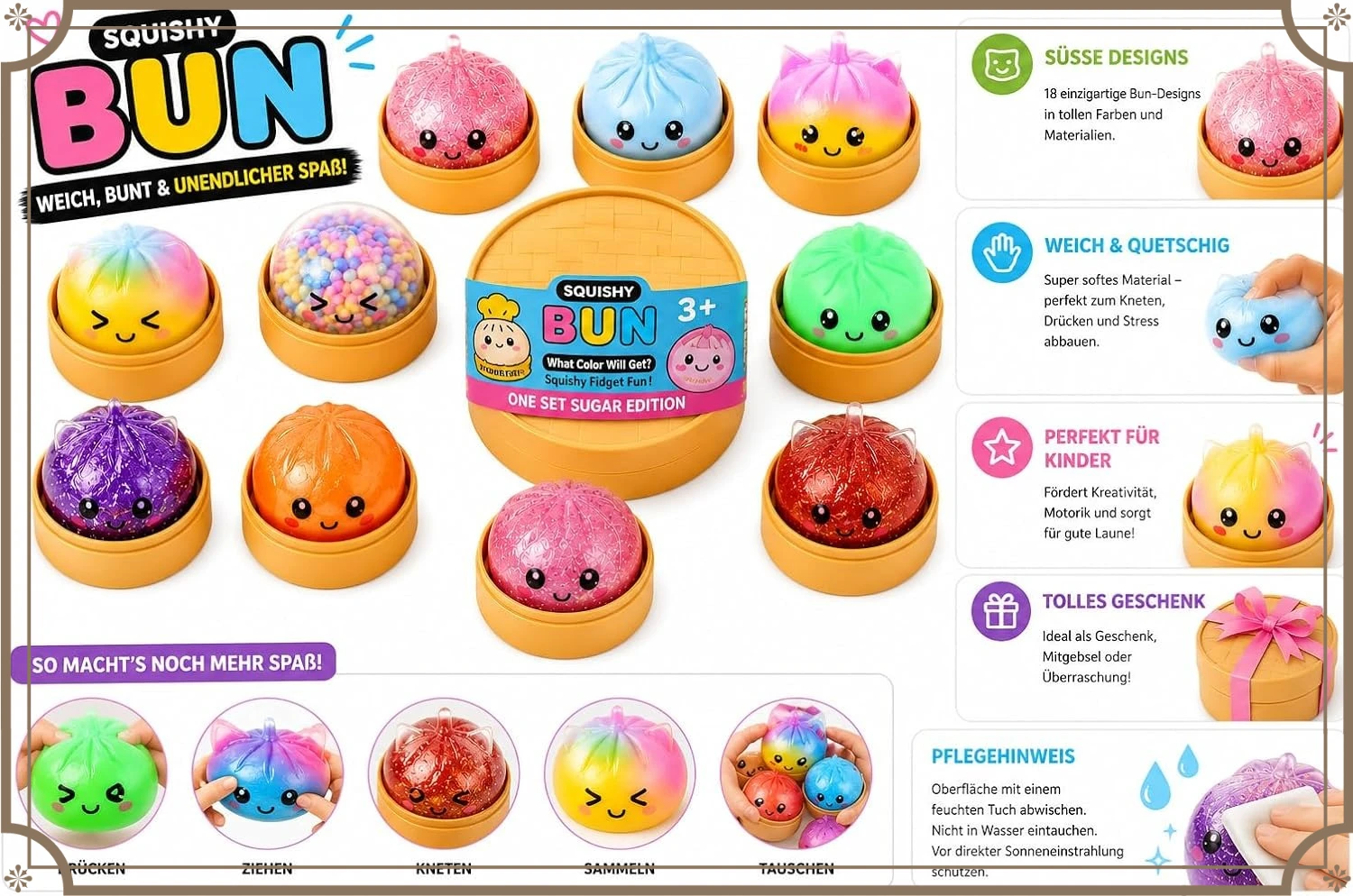 Squishy a forma di raviolo lav - Party Favor Bag recensione e prezzo