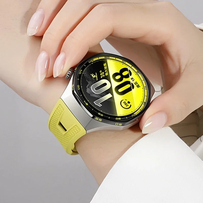 Original Nahtloses Armband für Huawei Watch GT 7 Pro 46mm Sport Silikon Atmungsaktives Armband Correa für Huawei Watch GT 6 Pro Band – Detail 5