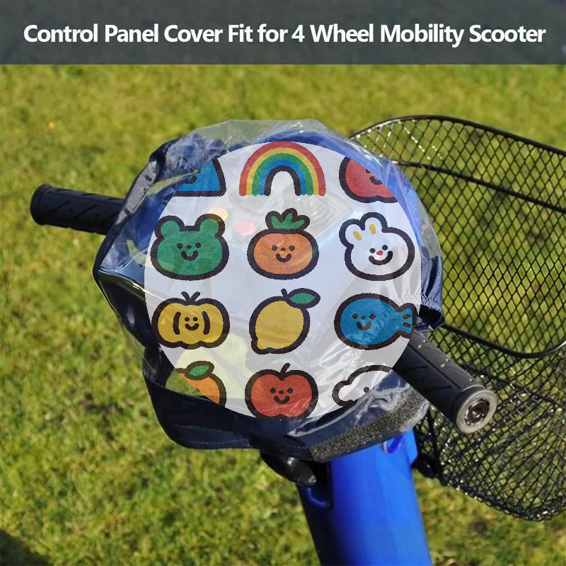 

^1Pc Dustproof Cover Waterproof Electric Scooter Protector Bike Control Panel Cover Easily Install Bicycle Accessory Windproof