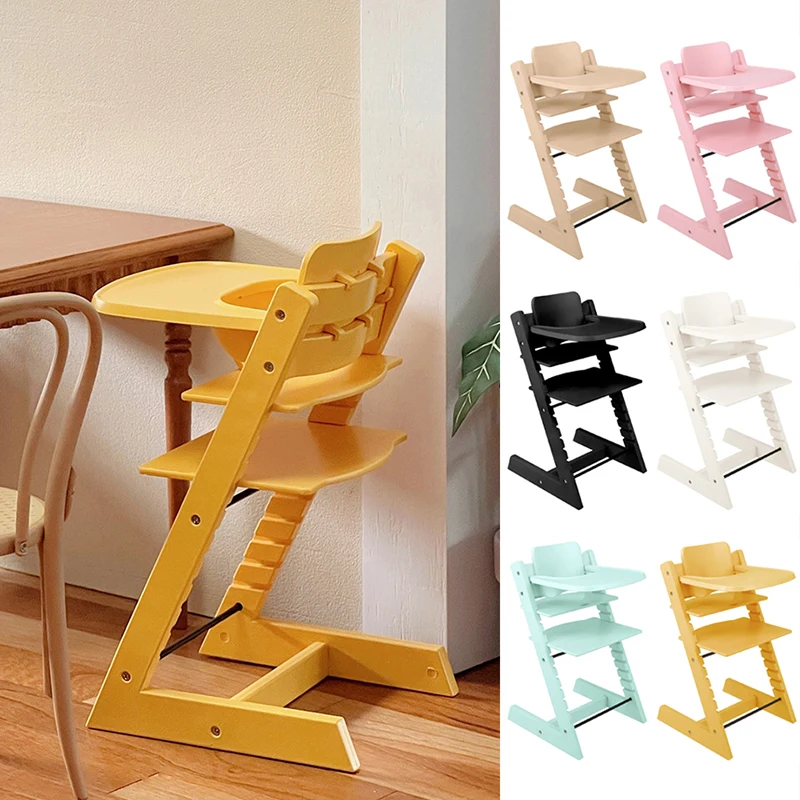 1:6 Dollhouse Adjustable Baby Dining Chair/Child Desk Chair Model Furniture Accessories For Doll House Decor Kids Play Toys