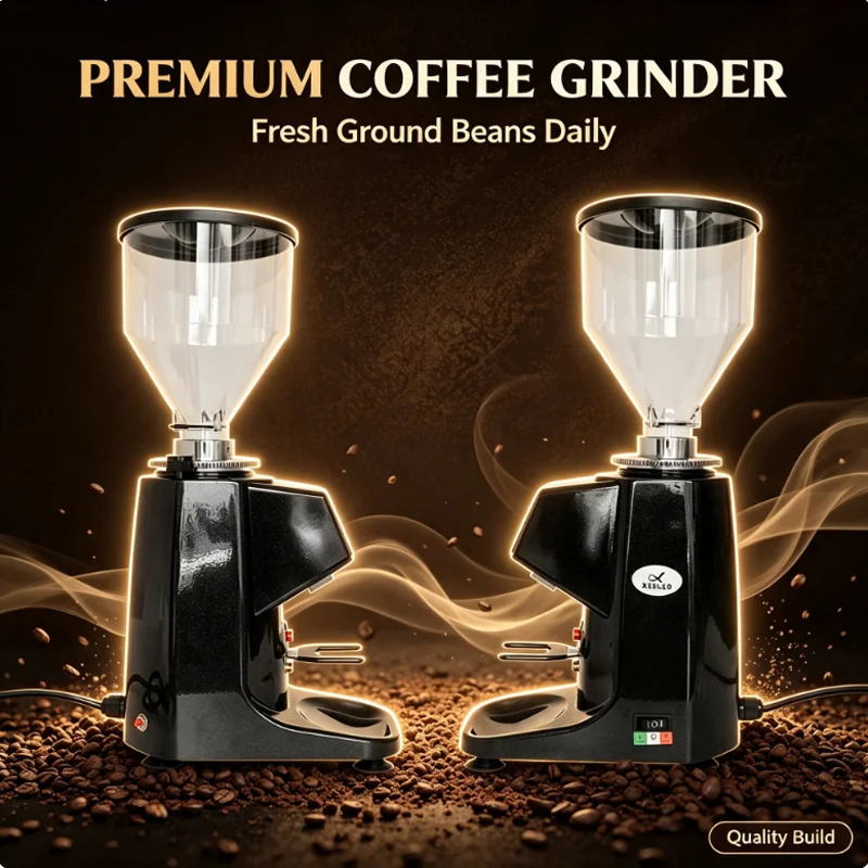 Electric Coffee Bean Grinder Home Italian Mill Automatic Commercial Coffee Bean Grinding Machine