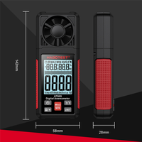 ABKI-HABOTEST HT605 Digital Anemometer Wind Speed Meter Portable Windmeter LCD Backlight Display Temperature Humidity Meter