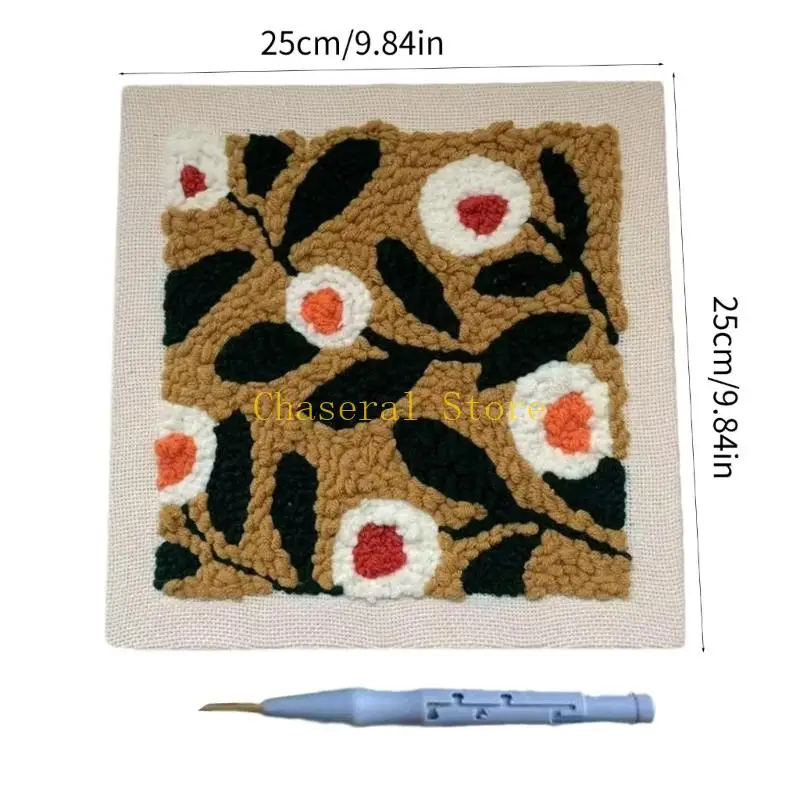 E7ce thêu thủ công thủ công bộ dụng cụ 25cm sơn hoa poke vật liệu cánh tay