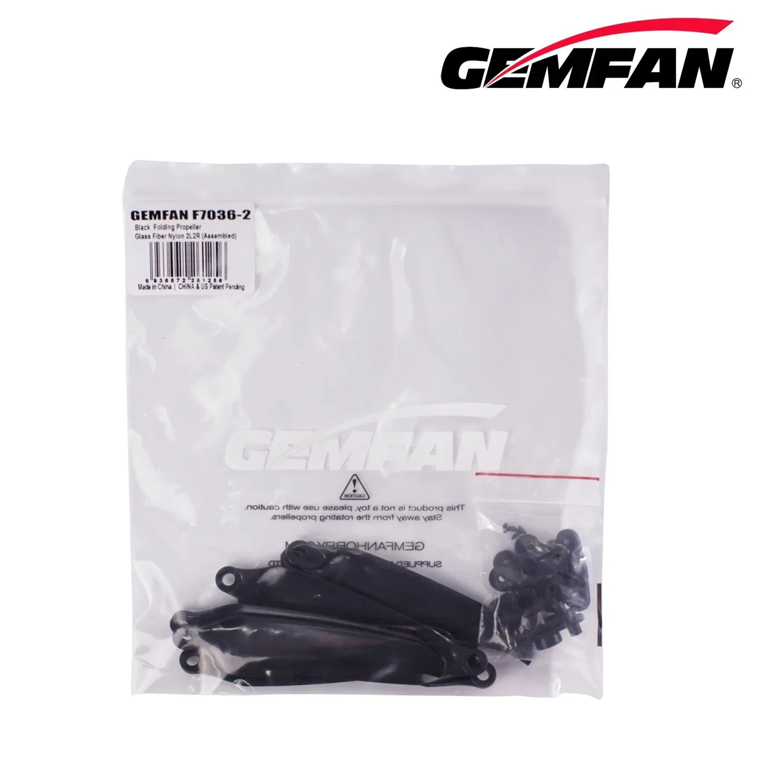 Gemfan F7036 7-Zoll-Faltpropeller mit 2 Klingen / 3 Klingen aus Glasfaser-Nylon für FPV 7-Zoll-Drohnen mit großer Reichweite, 2 Paar