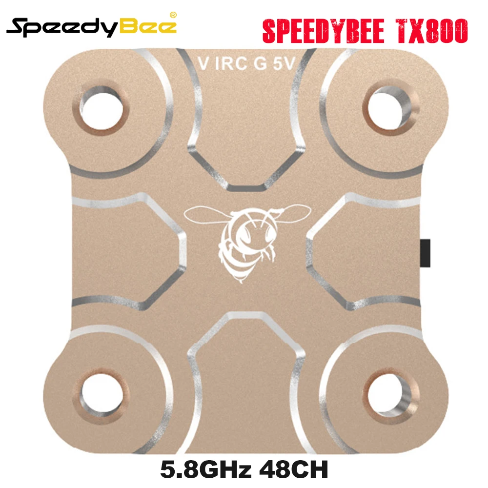 SpeedyBee TX800 VTX 5.8G 48CH Hoog-efficiënte videozender met koellichaam, PitMode 25/200/400/800mW voor RC FPV race drones - afbeelding 2