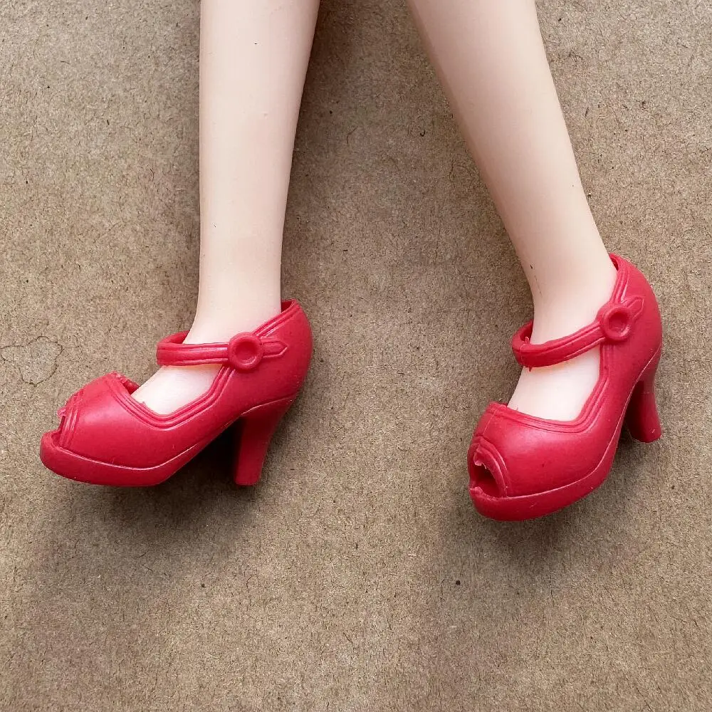 1/6 Maßstab Licca Puppenschuhe DIY High Heels & Flachsohlen Deko-Spielzeug für Puppenzubehör – Detail 27