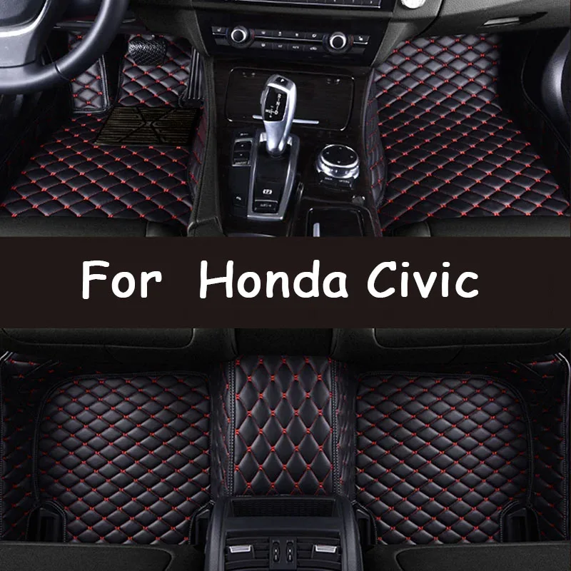 

Car Floor Mats For Honda Civic 2022-2023 Custom Auto Foot Pads Automobile Carpet Cover accessories