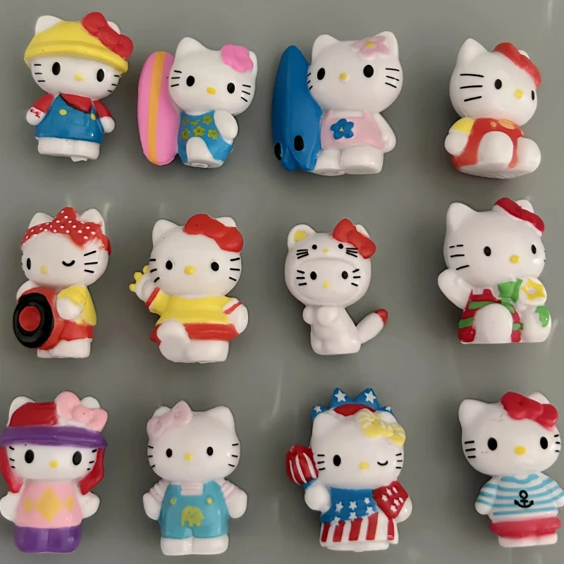 

New Product In Stock Mini Version Small Kt Cat Melody Doll Doll Blind Box Handmade Model Desktop Ornament Festivale Gifts