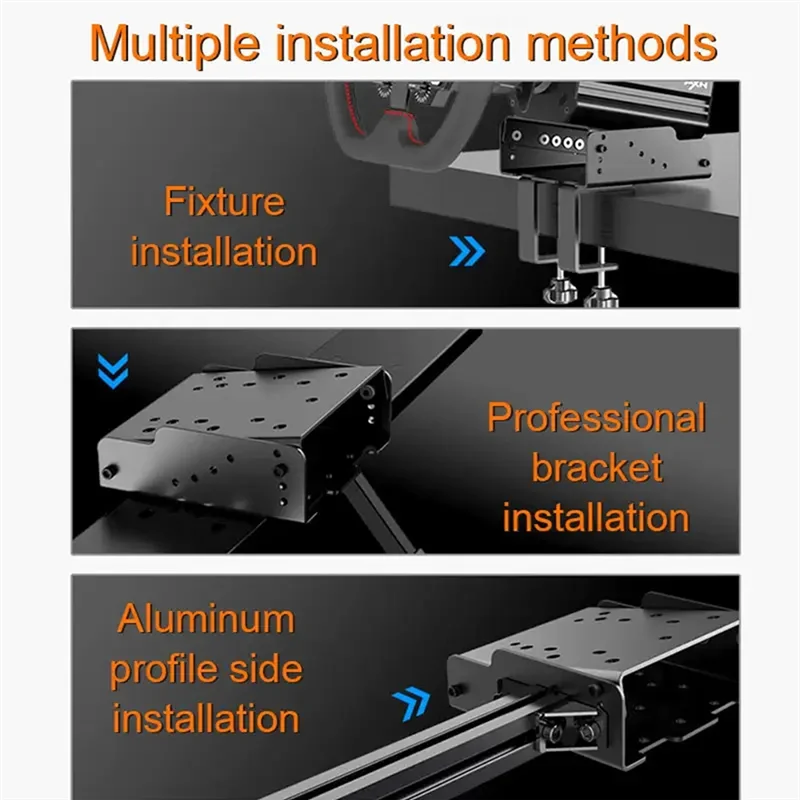 New!Z9 Game Steering Wheel Desktop Bracket 4-Position Adjustable Angle Fixed Mount For V12lite FANATEC