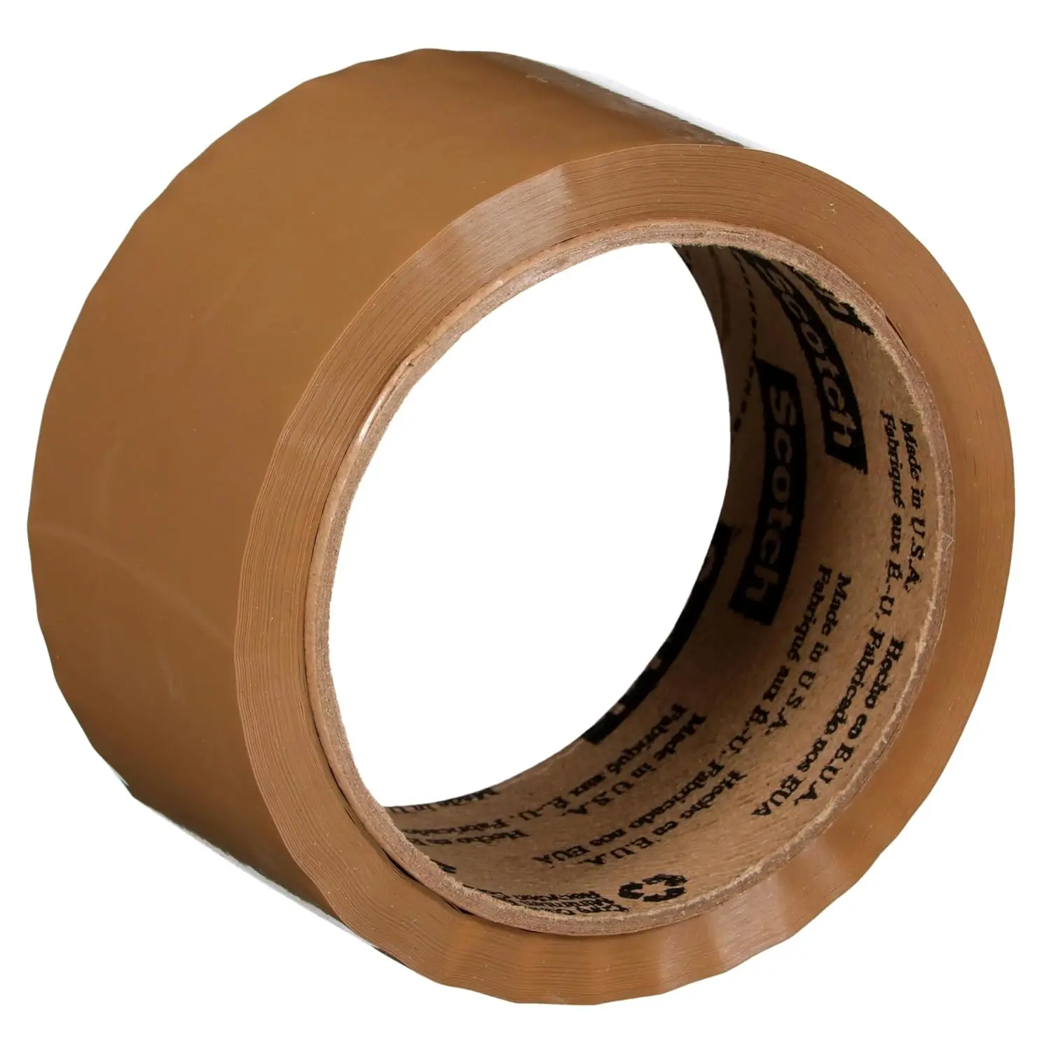 

371 Industrial-Grade Packing Tape, Tan, 48 mm x 50 m, High Performance Sealing Tape for Medium-Duty Commercial Box and C