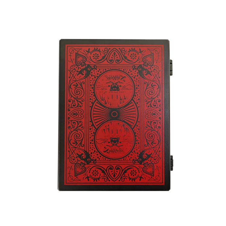 1set Surprise Restore Box Magic Tricks Black Plastic Box Broken Paper Card Case Close-Up Magic Tricks Props Toys For Children