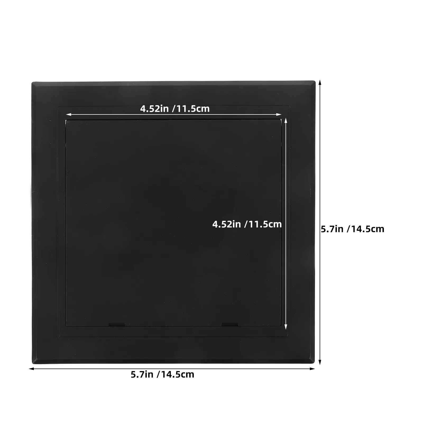 5.7x5.7 Inch Plastic Wall Access Panel for Drywall Ceiling and Bathroom Plumbing Inspection - Quick Detach Service Cover Plate