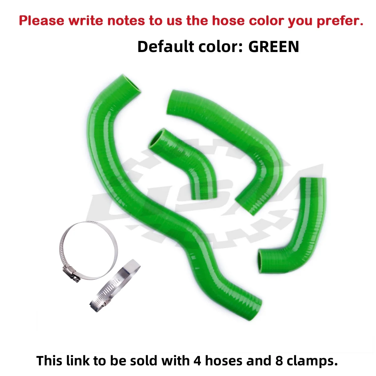 

4PCS 3PLY For 1993-2006 KAWASAKI ZZR600 ZZR 600 E Silicone Radiator Hose Kit Pipe 1994 1995 1996 1997 1998 1999 2001 2002 2003