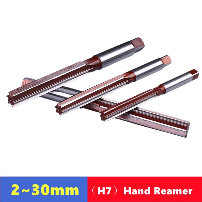 Alargador manual de slot reto H7 2-30mm, alargador manual de haste quadrada 9Sicr, alargamento manual e fresa de corte de precisão