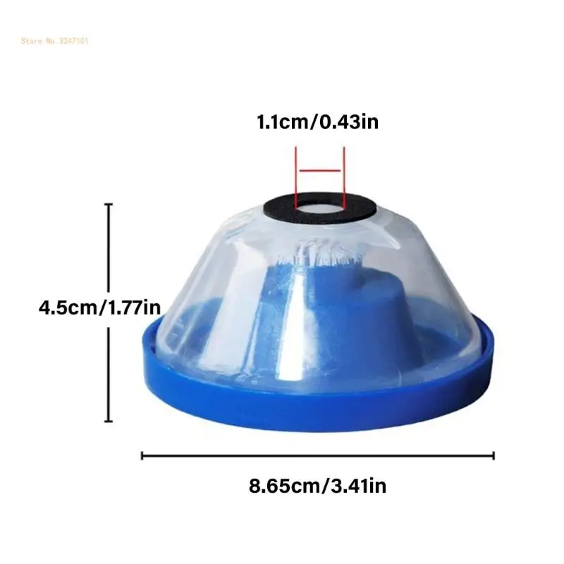 Wiertarka elektryczna zakrywa miski na popiół do pyłoszczelnego wiercenia na podłodze, na statku dropship