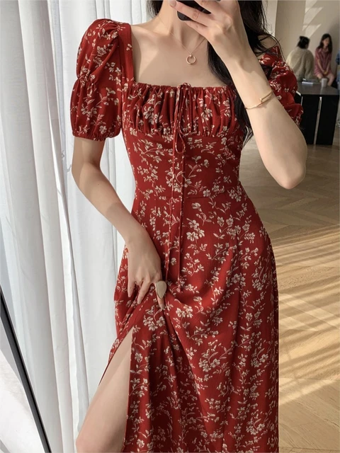 Aliexpress floral dress hotsell